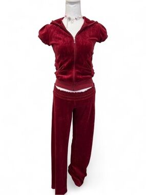 Juicy Couture Pink Velour Crest Patch Top